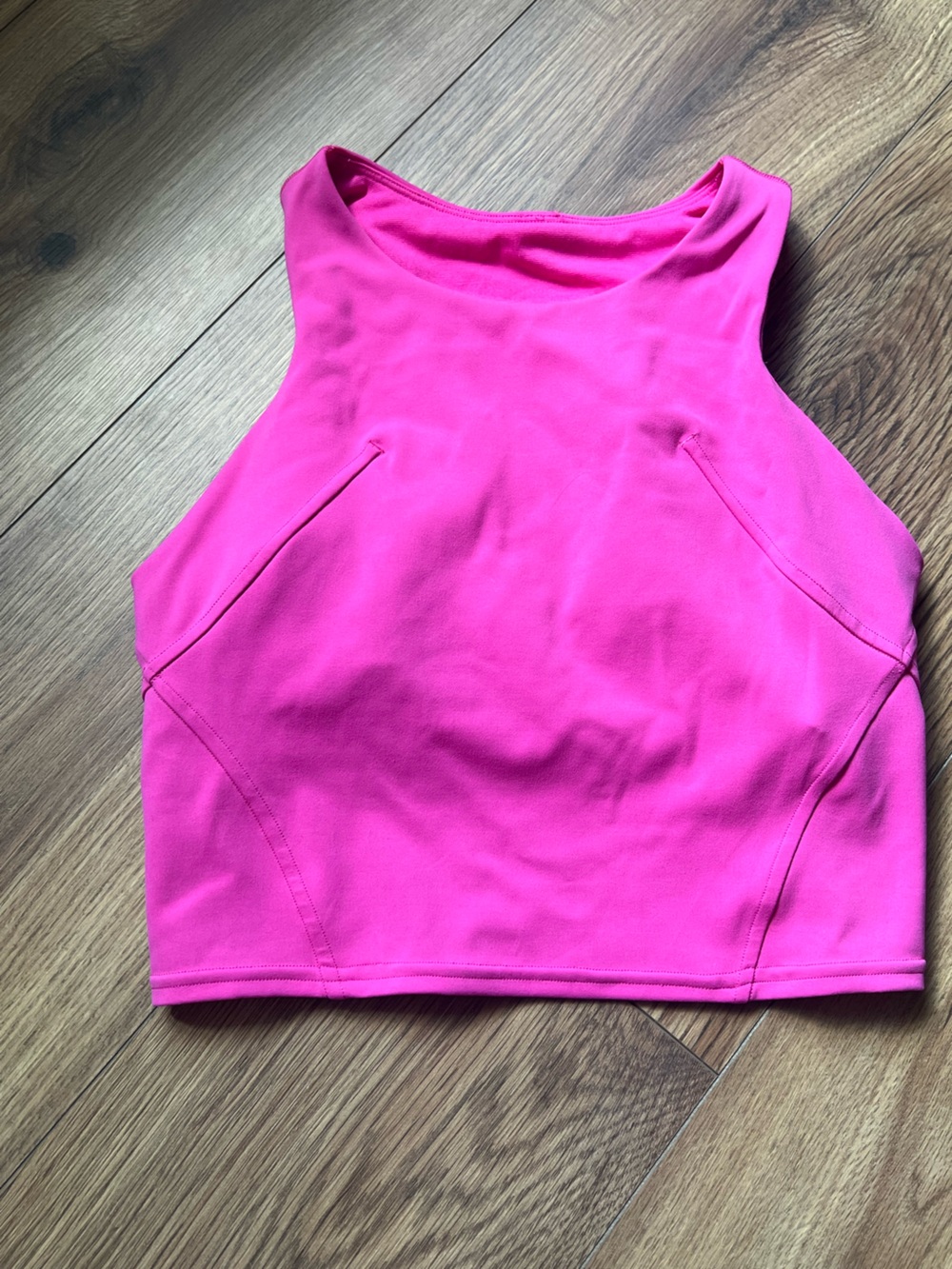 LULULEMON Invigorate Training Tank Top Sonic Pink Built In Bra 4